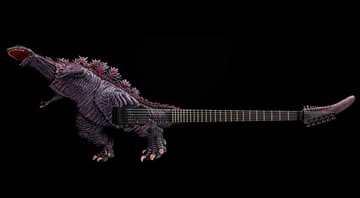 'Godzilla Guitar Awakened Version' da fabricante ESP (Foto: TM ＆(C) TOHO CO., LTD.)