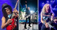 Slash (Foto: Amy Harris / Invision / AP), Metallica (Foto: Divulgação) e Iron Maiden (Foto: Amy Harris/Invision/AP)