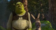 Shrek e o burro olham para o lado (Foto: Divulgação/DreamWorks)