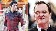 Simu Liu como Shang-Chi (Foto: Divulgação / Marvel), Quentin Tarantino (Foto: Getty Images)
