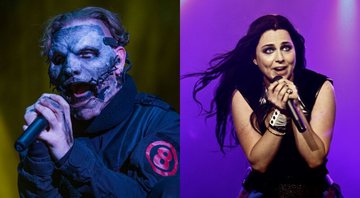 Slipknot e Evanescence (Foto: Amy Harris/Invision/AP)