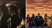 Zack Snyder's Justice League (Foto: Reprodução/ Warner Bros.) e recriação do teaser do filme (Foto: Reprodução/YouTube)