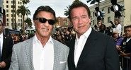 Arnold Schwarzenegger e Sylvester Stallone (Foto: Jordan Strauss/Invision/AP)