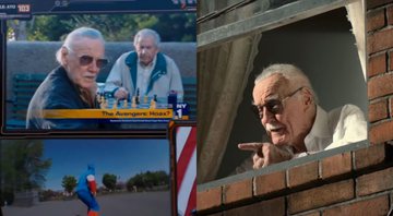 Stan Lee em Vingadores e Homem-Aranha: De Volta ao Lar (Fotos: Reprodução /Youtube)