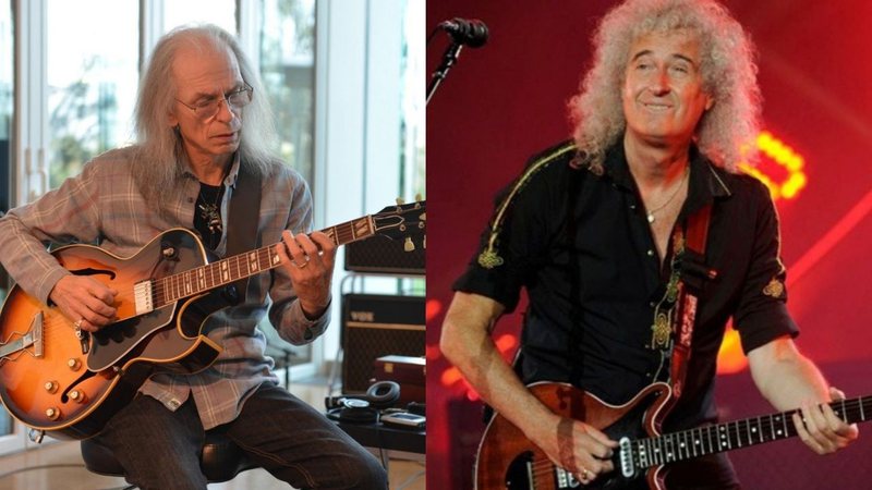 Steve Howe (Foto: Getty Images) / Brian May (Foto: Chris Pizzello / AP)