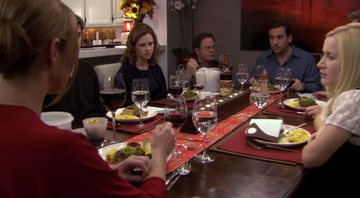 Cena do episódio "Dinner Party", de The Office (Foto: Reprodução/NBC)