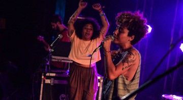 Lil (à esq.) e Lay, do trio Tuyo (Foto: Cadu Andrade / Festival CoMA / Divulgação)