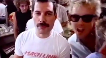Vídeo raro de Freddie Mercury no lançamento de “One Vision“ (Foto: Instagram / Reprodução)