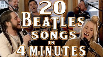 Walk off the Earth apresenta 20 músicas dos Beatles em 4 minutos (Foto: Instagram / Reprodução)