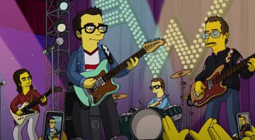 Weezer em Os Simpsons (Foto: Reprodução/Youtube)