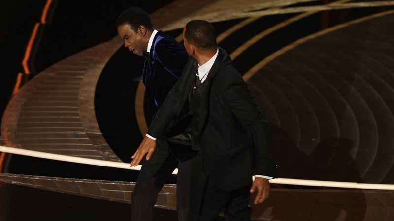 Tapa de Will Smith em Chris Rock no Oscar (Foto: Neilson Barnard / Getty Images)