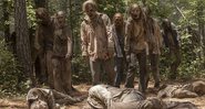 Zumbis em The Walking Dead (Foto: Reprodução / AMC)