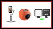 Câmeras, estabilizadores e muitos outros itens para suas gravações - Reprodução/Amazon