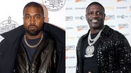 Akon (Foto: Shane Anthony Sinclair/Getty Images) e Kanye West (Foto: Brad Barket / Getty Images)