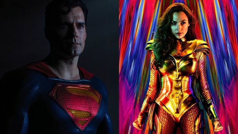 Henry Cavill como Superman (Foto: Reprodução/Warner Bros.) e Gal Gadot como Mulher-Maravilha (Foto: Divulgação)