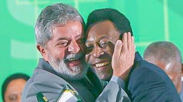 Lula e Pelé (Foto: Ricardo Stuckert / Reprodução / Instagram @lulaoficial)