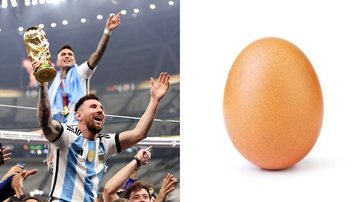 Messi (Foto: Getty Images), Ovo (Foto: Reprodução / Instagram)