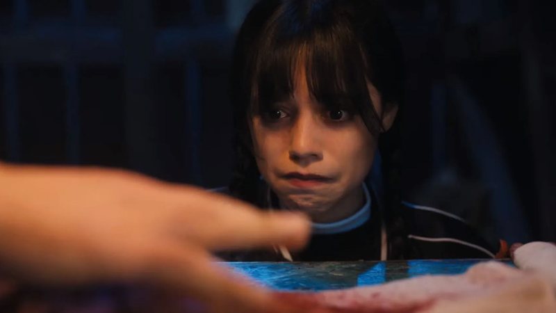 Jenna Ortega como Wandinha Addams (Foto: Reprodução/Netflix)