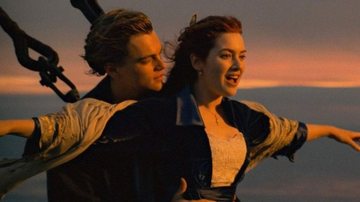 Leonardo DiCaprio e Kate Winslet como Jack e Rose em Titanic (Foto: reprodução)
