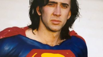 Nicolas Cage como Superman para filme cancelado em 1990 (Foto: reprodução)