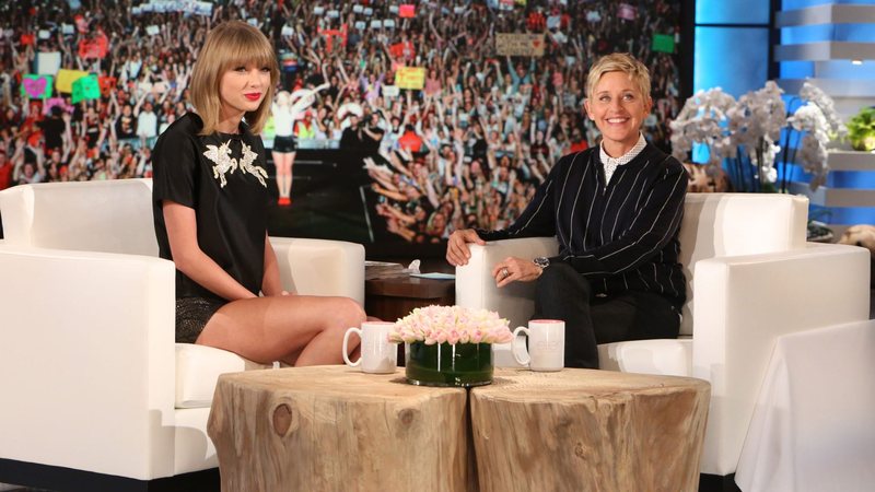 Taylor Swift no The Ellen DeGeneres Show (Foto: Divulgação)