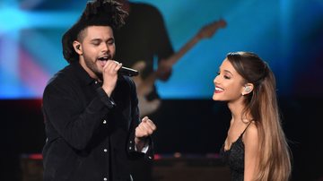The Weeknd e Ariana Grande (Foto:  Kevin Winter/Getty Images)