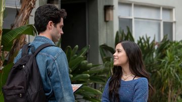 Jenna Ortega e Penn Badgley em 'Você' (Foto: Divulgação/ Netflix)