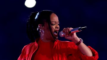Rihanna no Super Bowl 2023 (Foto: Getty Images)