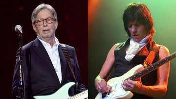 Eric Clapton (Foto: Gareth Cattermole/Getty Images) e Jeff Beck (Foto: Paul Kane/Getty Images)