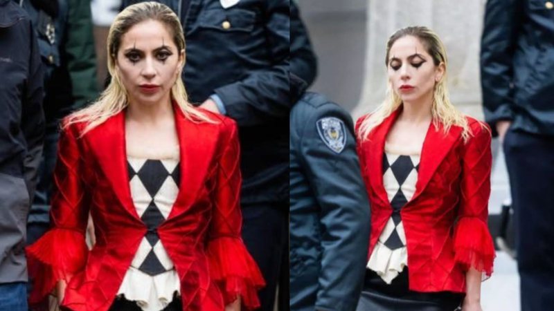 Lady Gaga como Arlequina em Coringa 2 (Foto: reprodução/Instagram)