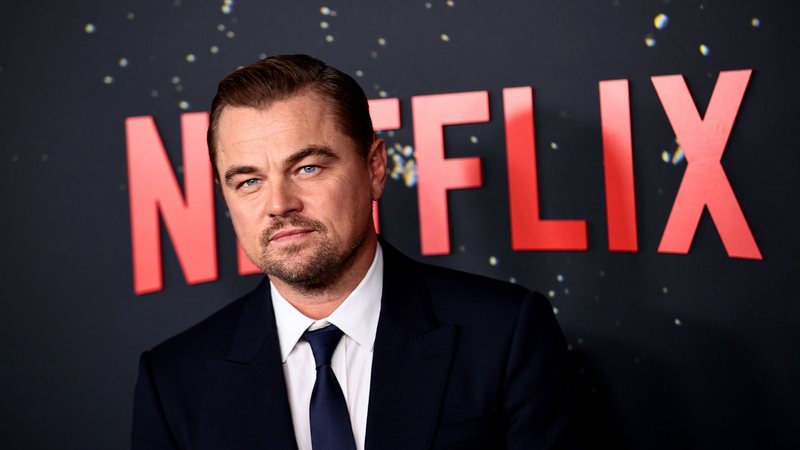 Leonardo DiCaprio na estreia mundial de Não Olhe para Cima, filme de 2021 (Foto: Dimitrios Kambouris/Getty Images for Netflix)