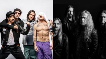 Red Hot Chili Peppers (Foto: GettyImage) e Megadeth (Foto: Divulgação)