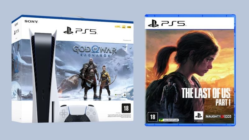 Garanta seu console PlayStation 5 e 15 jogos incríveis com preço mais baixo na Semana do Consumidor - Reprodução/Amazon