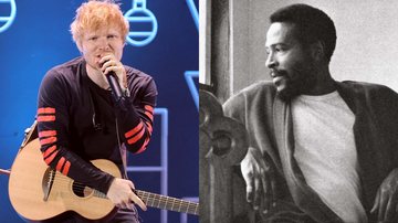 Ed Sheeran (Foto: Kevin Winter/Getty Images) e Marvin Gaye (Foto: Reprodução)