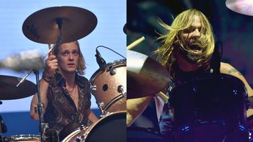 Rufus Taylor (Foto: Mike Windle/Getty Images) e Taylor Hawkins (Foto: Ethan Miller/Getty Images)