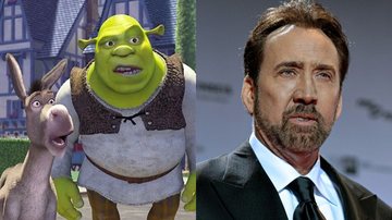 Shrek (Foto: Reprodução / Dreamworks), Nicolas Cage (foto: Getty Images)