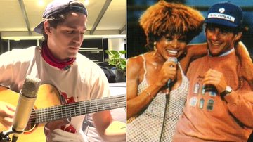Gabriel Leone homenageia Tina Turner e Ayrton Senna para o programa 'Minha Canção', de Sarah Oliveira (Reprodução)