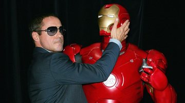 Robert Downey Jr. em estreia de Homem de Ferro, de 2008 (Foto: Gaye Gerard/Getty Images)