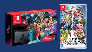 Aproveite as ofertas do Festival Geek Gamer e adquira seu console Nintendo Switch com jogos incríveis! - Reprodução/Amazon