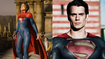 Sasha Calle como Supergirl e Henry Cavill como Superman (Foto: Divulgação)