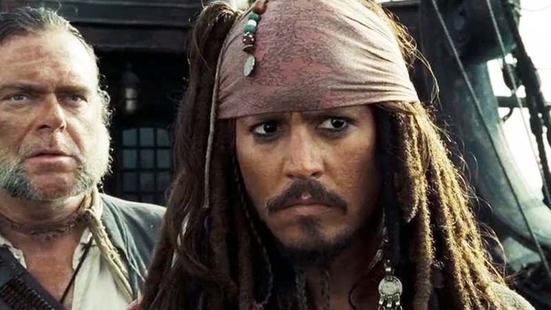 Johnny Depp como Jack Sparrow em Piratas do Caribe (Foto: reprodução/Disney)