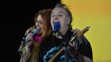 Sérgio Dias e Esmeria Bulgari, do grupo Os Mutantes, soltaram a voz no João Rock - Foto: Denilson Santos e Francisco Cepeda