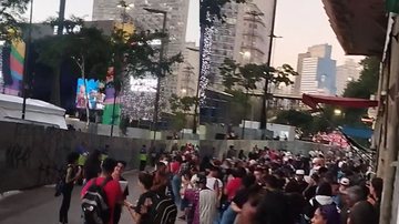 MITA Festival no Vale da Anhangabaú em São Paulo (Foto: reprodução/Twitter)