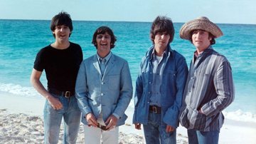 Paul McCartney, Ringo Starr, George Harrison e John Lennon em Socorro! (Foto: Divulgação)