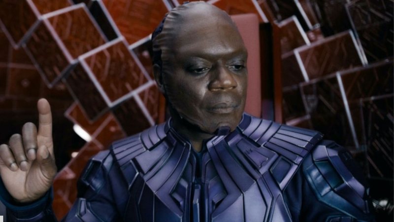 Chukwudi Iwuji como Alto Evolucionário em Guardiões da Galáxia Vol. 3 (Foto: Reprodução/Disney)