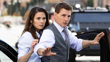 Tom Cruise e Hayley Atwell em cena de 'Missão: Impossível 7' (Divulgação)