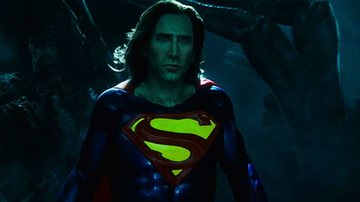 Aparição de Nicolas Cage como Superman em The Flash (Foto: Reprodução/Warner Bros.)