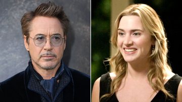 Robert Downey Jr. (Foto: Jon Kopaloff / Getty Images) e Kate Winslet (Foto: Columbia Pictures)