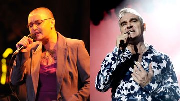Sinéad O'Connor (Foto: Alberto E. Rodriguez/Getty Images for amfAR) e Morrissey (Foto: Kevin Winter/Getty Images)