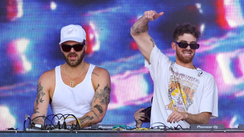 The Chainsmokers no InfieldFest (Arturo Holmes/Getty Images)